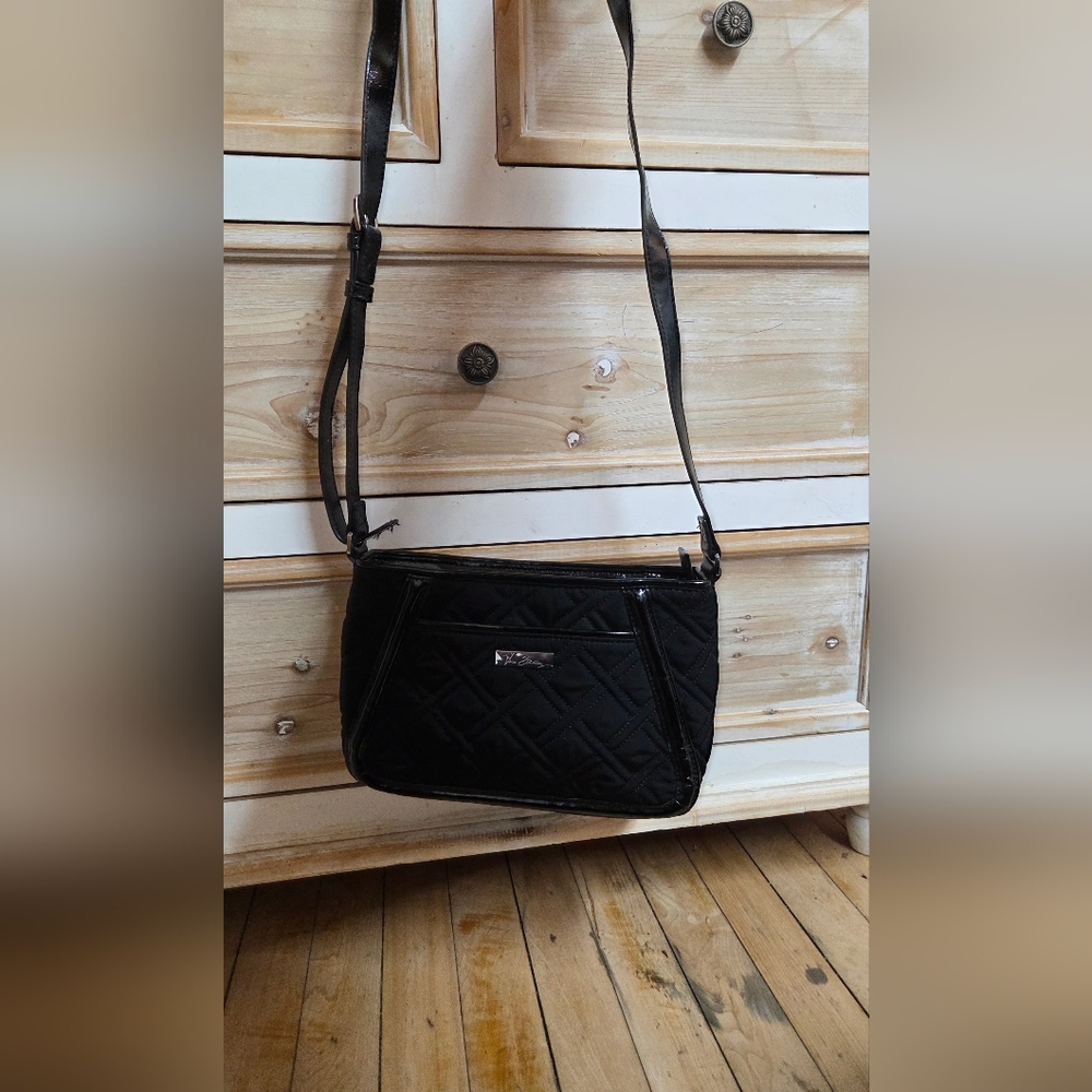Vera Bradley Black Quilted Crossbody Bag
